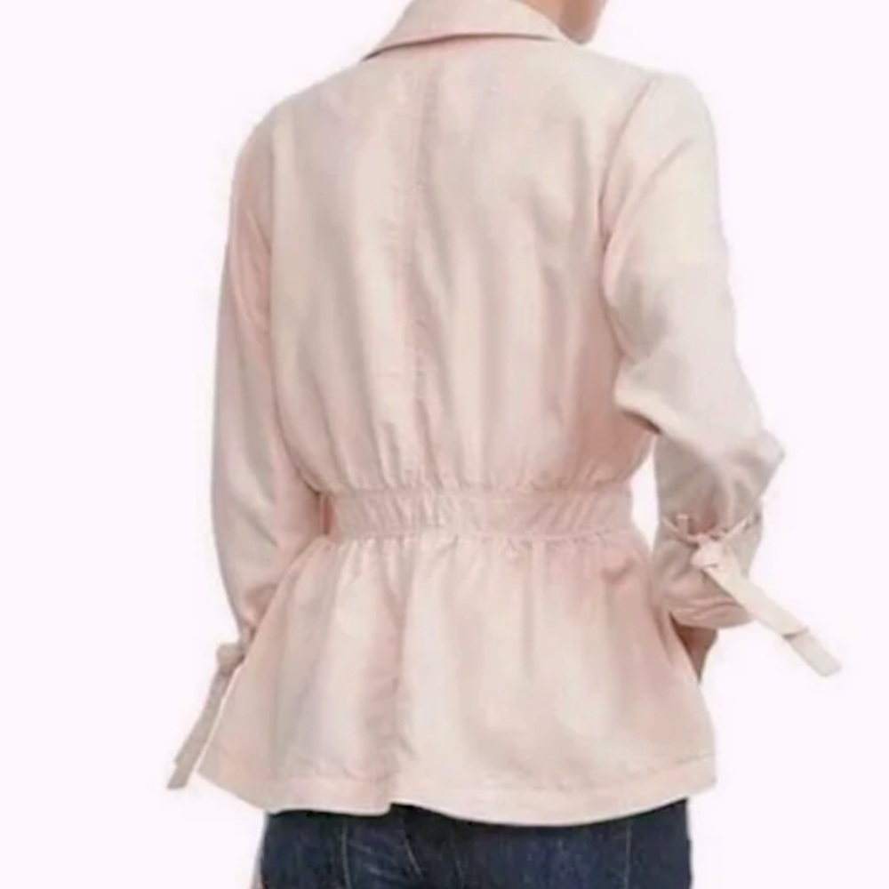 NWT Banana Republic Pink Belted Jacket. Size S - Picture 2 of 5